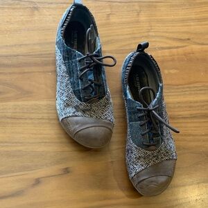 Merrell Barefoot Patchwork‎ Women's Sneakers - Brown and Gray Size 7.5